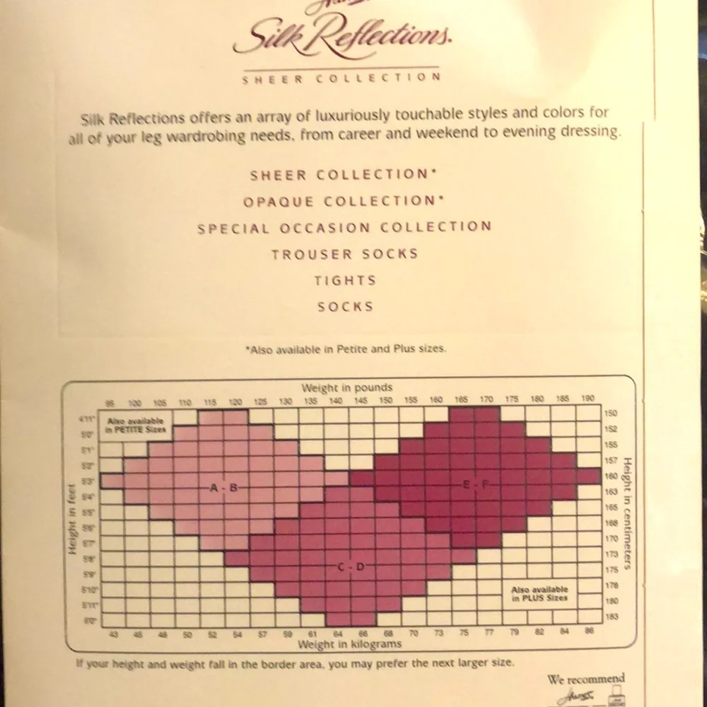 Three pairs of Hanes Silk Reflections pantyhose